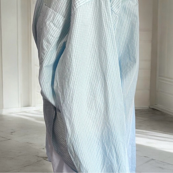 Calvin Klein Men’s button down XL Regular Fit Baby Blue gingham - Picture 9 of 16
